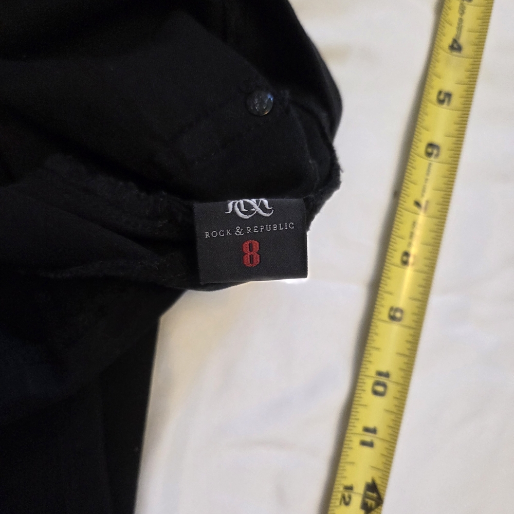 Rock & Republic Black Trousers - Picture 2 of 4
